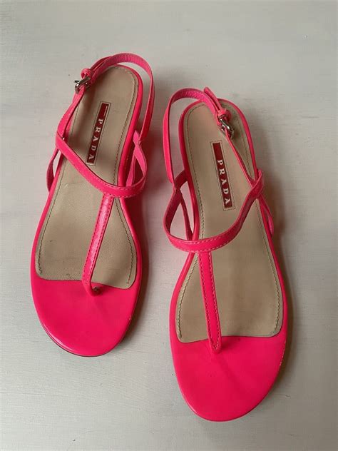 hugh pink prada|pink Prada sandals.